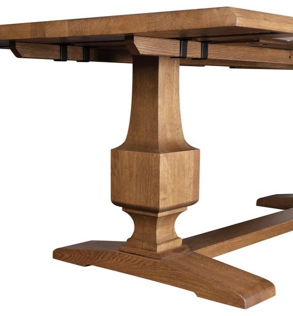 St. Lawrence Trestle Table with Two Leaves